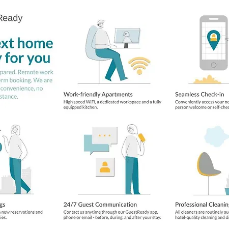 Guestready - 1-br, 5 Minutes From Train Station Appartement *